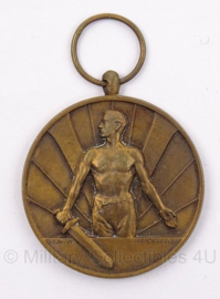 Belgische medaille Voluntaris - doorsnede 3 cm - origineel
