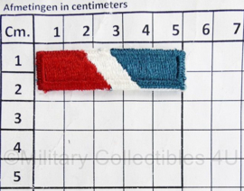 US Army naoorlogs stoffen embleem voor op de baret - beret candy stripe - 5 x 1,5 cm - origineel