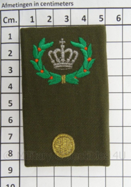 KL Landmacht epauletten rang Adjudant Compagnie - per paar - afmeting 5 x 9 cm - origineel