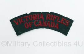 Canadian Army shoulder title ENKEL Victoria Rifles of Canada - 11,5 x 4,5 cm - origineel