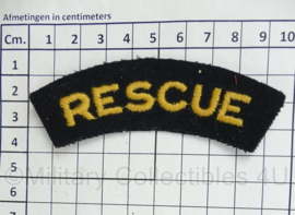 British Army shoulder title ENKEL Civil Defense Rescue - 9,5 x 3,5 cm - origineel