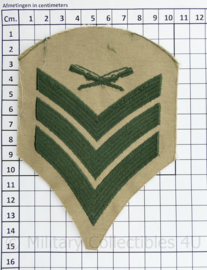 USMC US Marine Corps ENKEL rang embleem - Sergeant - 13 x 9 cm - origineel