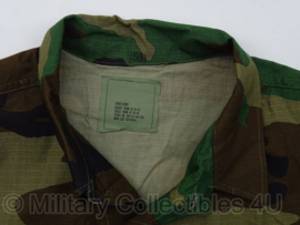 US Army uniform jasje woodland camo ONGEDRAGEN en zonder emblemen - maat Large-Regular = 7080/0414 - origineel