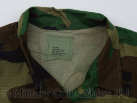 US Army uniform jasje woodland camo ONGEDRAGEN en zonder emblemen - maat Large/Short - origineel