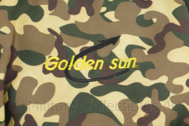 Golden Sun camouflage rugzak - 32 x 20 x 53 cm - licht gebruikt - origineel