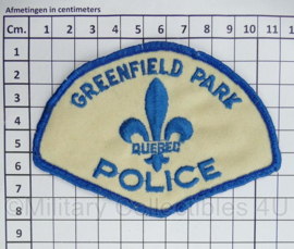 Canadese Quebec Greenfield park patch - 11 x 8 cm - origineel
