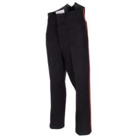 Zwarte britse Garde  uniform broek met brede rode bies  - Maat XS tm. Medium - origineel