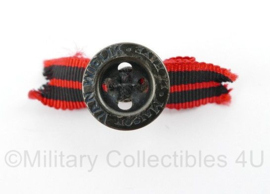 Belgische knoopsgat medaille lint - 3 x 1,5 cm - origineel