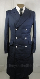 BW overjas mantel Luftwaffe Blauw - met dubbele rij zilveren knopen - ook als wo2 model - origineel