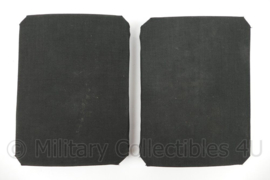 Profile Equipment Coyote MOLLE tassen met Rabintex kogelwerende zijplaten voor vest - 21 x 17½ x 3 cm - origineel