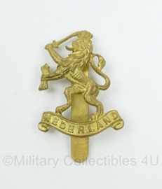 WO2 Britse leger en Nederlandse Prinses Irene Brigade pet leeuw Nederland - fabrikant JR Gaunt London - 4,5 x 2,5 cm - origineel