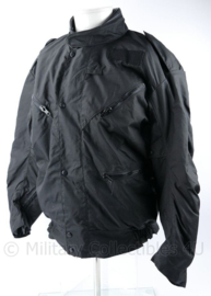 Britse Politie Escott Leathers Airflow jacket zwarte motorjas zonder opdrukken -zeldzaam - nieuwstaat - borstomtrek 111 cm - origineel