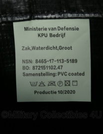 Drybag Defensie zak waterdicht t.b.v. rugzak - nieuw - 2020 tot heden model  - maat Groot - origineel