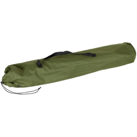 US model veldbed aluminium - Extra lang! - 200 x 64 cm. - Groen