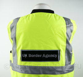 Britse UK Border Agency Reflecterende jas met ondervest - maat XL - licht gedragen - origineel