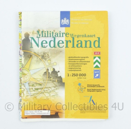 Dienst Geografie Koninklijke Landmacht Militaire wegenkaart - schaal 1: 250.000 - 18 x 14,5 x 0,5 cm - origineel
