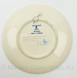 Wandbord Nederlands Administratief Korps Afcent - diameter 24½ cm - origineel