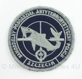 Embleem origineel Poolse Policija anti terrorisme SZCZECIN - diameter 8 cm -  origineel