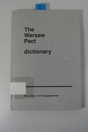 Boek The Warsaw Pact Dictionary - gebruikt - Nr. 2