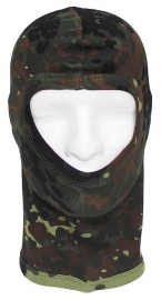 Balaclava katoen open - flecktarn camo