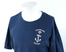 KM Koninklijke Marine Hr Ms Friesland shirt - blauw - maat XL - gedragen - origineel