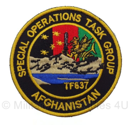Australie TF637 Special Operations Group Afghanistan embleem - met klittenband - 9 x 9 cm