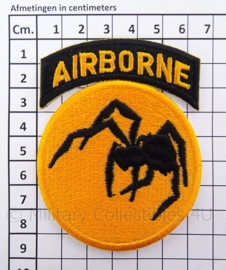 US 135th  Airborne Ghost Division embleem - afmeting 6 x 9 cm - replica WO2