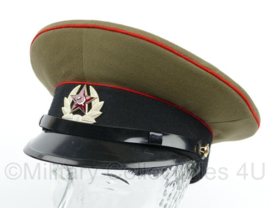 USSR Russische leger platte pet met insigne - maat 56 - licht gedragen - origineel