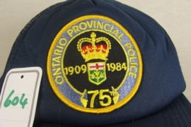 Ontario Police 75th 1909-1984 Police Baseball cap - Art. 604 - origineel