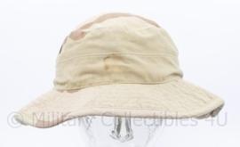 US Army en Korps Mariniers Hat Sun Hot Weather Type 2 boonie hat Desert - maat 7 1/4 - gedragen - origineel