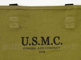 Musette bag M1936 - US Marine Corps USMC versie - met draagriem