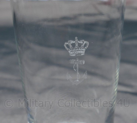 Koninklijke Marine en Korps Mariniers Rum Cola glas - 6 x 13,5 cm - origineel