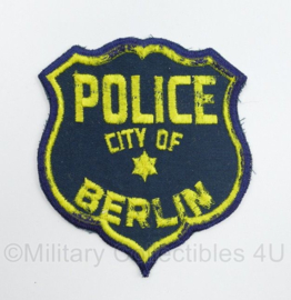 Amerikaanse Politie embleem American Police City of Berlin patch - 11 x 10 cm - origineel