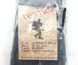 Molle Assault Gear Stealth Assault Belt Black - nieuw in verpakking - 82 x 9,5 cm -origineel