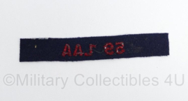 Canadese leger 59 LAA 59 Light Anti Aircraft shoulder title - 13 x 2 cm - origineel