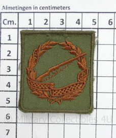 KL Vaardigheidsembleem Schietwedstrijden Harskamp brons voor GVT- 5 x 4½ cm - origineel