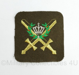 Defensie mouwembleem van de stafadjudanten - 7 x 7 cm - origineel