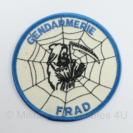 Franse Politie Gendarmerie FRAD Formateurs Relais Anti-Drogue embleem - diameter 9 cm - origineel