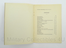 MVO Reglement op de Garnizoensdienst nr. 1583 - 1951 - afmeting 15 x 22 cm - origineel