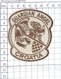 Guardian Angel Croatia patch - 9 x 8 cm - met klittenband - origineel