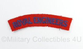 Britse leger Royal Engineers shoulder title - 10 x 3 cm - origineel