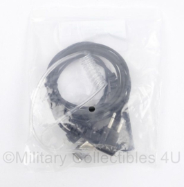 Politie of KMAR Marechaussee model portofoon oortje headset - 2pins aansluiting  - met portofoon aansluiting - nieuw gemaakt