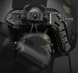MICH FAST helm Koptelefoon bevestigingsset (zonder koptelefoons) - BLACK