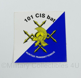 Landmacht verbindingsdienst 101 CIS Bataljon sticker - origineel