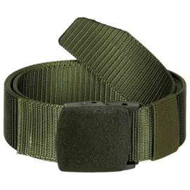 Tactical belt GREEN - 3,8 cm. breed / max. 130 cm. lang