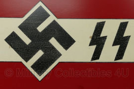WO2 Duitse Waffen SS HJ Hitler Jugend houten wandbord - handgemaakt - 68 x 40,5 x 2 cm - replica