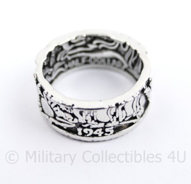 United States 1945 Half Dollar Coin Ring - maat  9