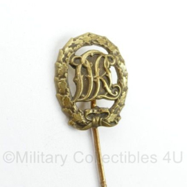 WO2 Duitse DRL Deutsches Reichsabzeichen für Leibesübungen mini pin speld - 3,5 x 1,5 cm - origineel