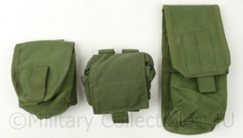 Profile Equipment plate carrier met mag pouch, dump pouch en HG tassen - licht gedragen - origineel