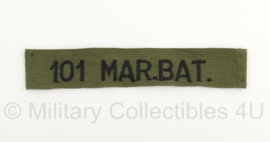 Naamlint Mariniers 101e battaillon - origineel